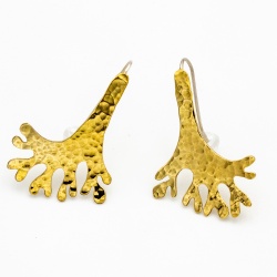 Boucles d'oreilles corail